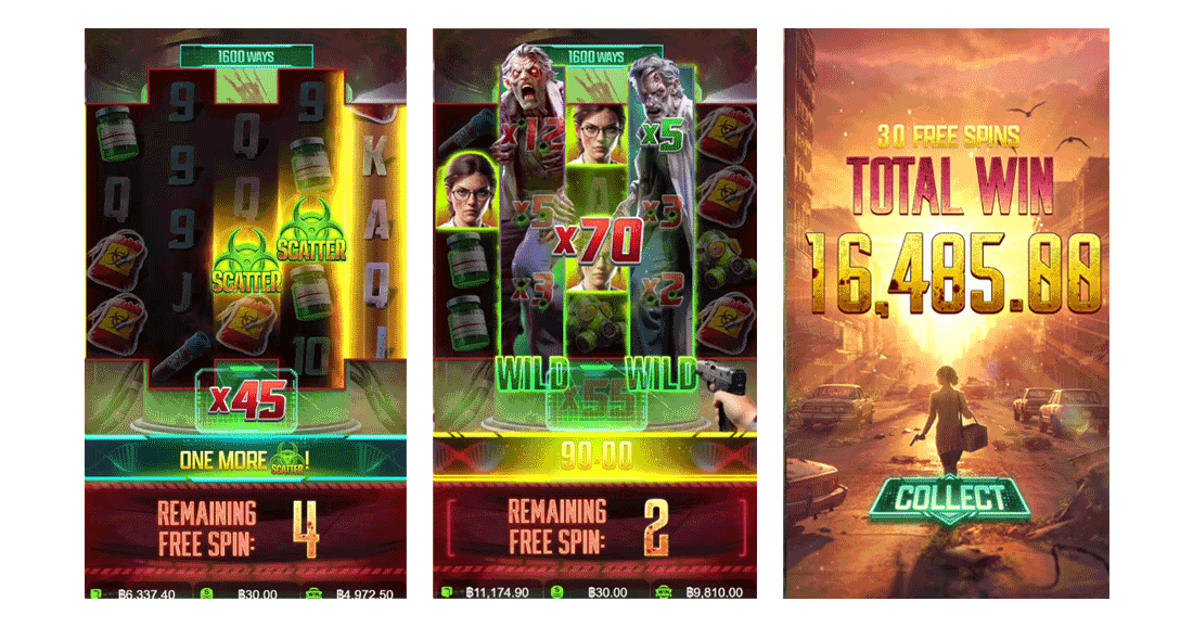 รีวิวเกมสล็อต Zombie Outbreak